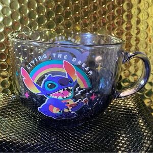 DISNEY LILO AND STITCH LIVING THE DREAM GLASS CUP